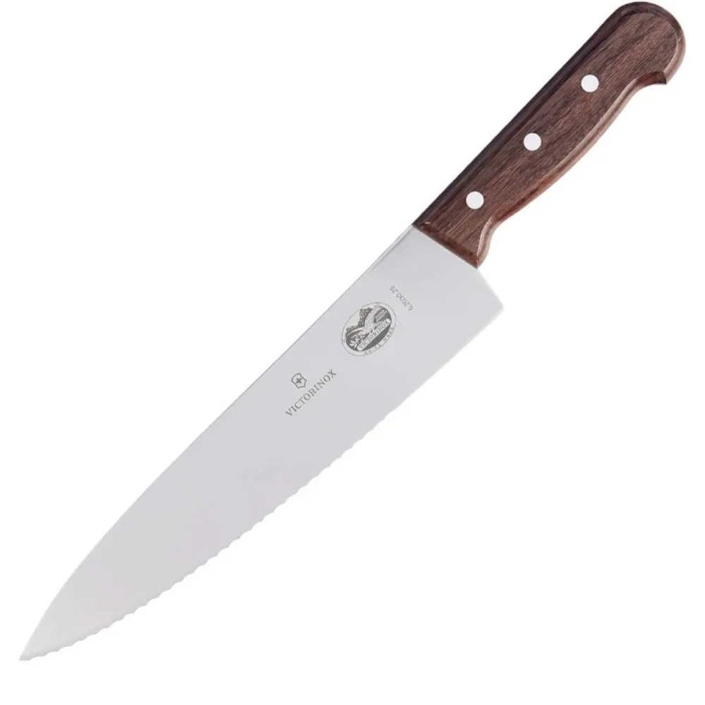 Chef's Knife/ VICTORINOX(swiss)-  10 inch blade/Rosewood handle,NEW, Vintage